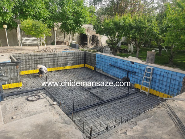 ساخت استخر خانگی