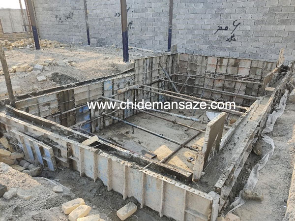 ساخت استخر بتنی